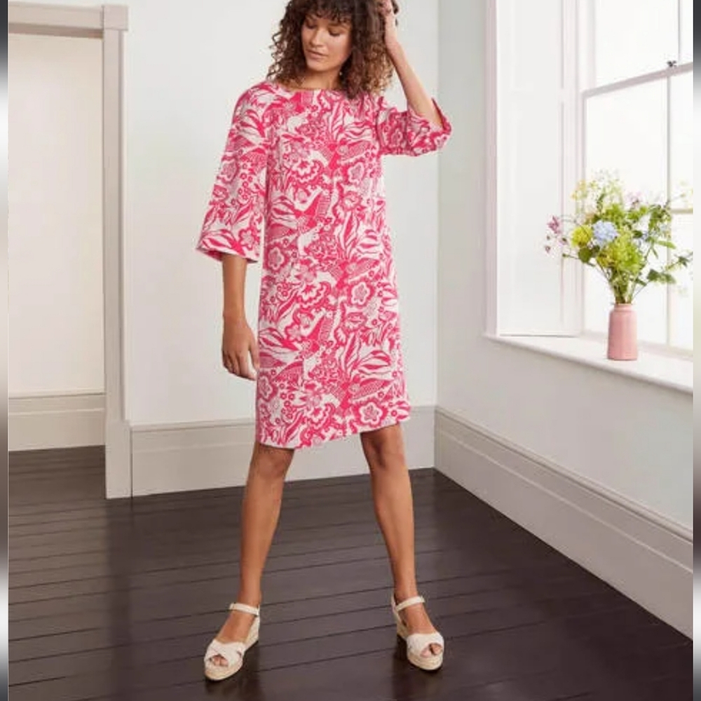 Boden Pink Floral Dress
